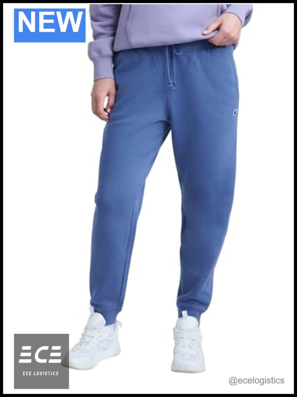 Oversized Midweight Fleece Joggers with Pockets and Drawcord